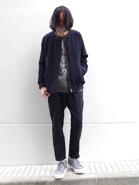 「TROVE（トローヴ）のアイテム（ジャケット/アウター）」を使った、オギさん（メンズ・180cm）の秋コーディネート