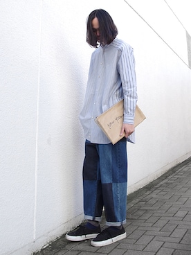 「MATATABI（マタタビ）のアイテム」を使った、オギさん（メンズ・180cm）の冬コーディネート