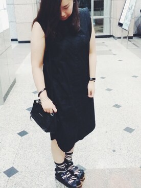 「GIVENCHY」｜「アイテム（ワンピース/ドレス）」を使った、nikkimaさん（レディース・163cm）の夏コーディネート