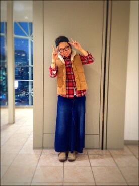 kumagaiさん（レディース・165cm）の秋コーディネート