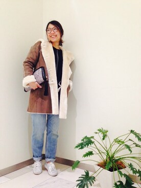 kumagaiさん（レディース・165cm）の冬コーディネート