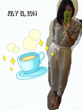 かのんさん（レディース・160cm）の夏コーディネート