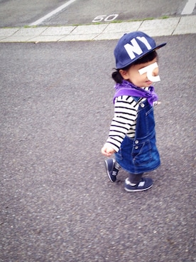 「babyGAP（babyGAP）のアイテム」を使った、teiccoさん（キッズ・80cm）の春コーディネート