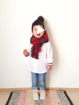 「babyGAP（babyGAP）のアイテム」を使った、teiccoさん（キッズ・90cm）の冬コーディネート