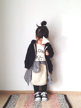 「アイテム（その他）」を使った、teiccoさん（キッズ・90cm）の冬コーディネート