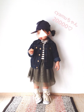 「アイテム（その他）」を使った、teiccoさん（キッズ・90cm）の冬コーディネート