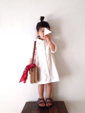 「fifth（フィフス）のアイテム」を使った、teiccoさん（キッズ・90cm）の春コーディネート