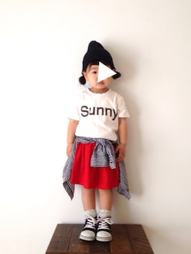 「MARKEY'S（マーキーズ）のアイテム」を使った、teiccoさん（キッズ・90cm）の春コーディネート