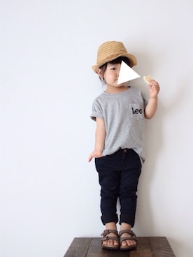 「OLD NAVY（オールドネイビー）のアイテム」を使った、teiccoさん（キッズ・90cm）の春コーディネート