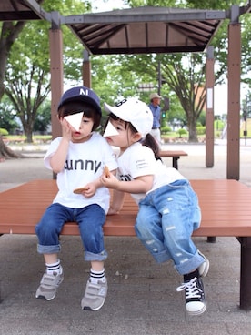 「アイテム（その他）」を使った、teiccoさん（キッズ・100cm）の春コーディネート