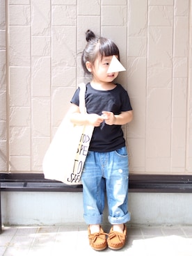 「アイテム（その他）」を使った、teiccoさん（キッズ・90cm）の夏コーディネート