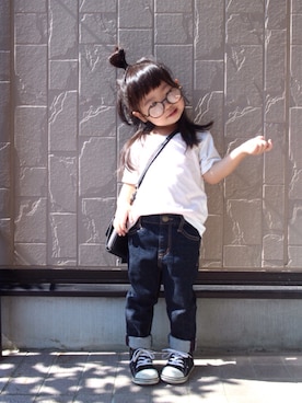 「BRANSHES（ブランシェス）のアイテム」を使った、teiccoさん（キッズ・90cm）の秋コーディネート