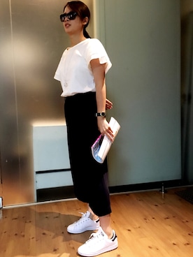 「アパレル」｜RINA•RINAさん（レディース・158cm）の夏コーディネート