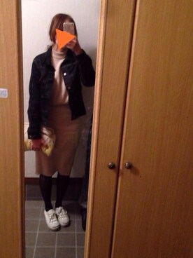 「CONVERSE（コンバース）のCONVERSE コンバース ジャック パーセル / JACK PURCEL（スニーカー）」を使った、hiromiさん（レディース・161cm）の冬コーディネート