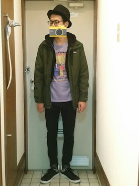 「アイテム（その他アウター）」を使った、ノディーさん（メンズ・174cm・20代）の冬コーディネート