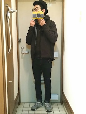 「ARC'TERYX（アークテリクス）のアイテム（ブルゾン）」を使った、ノディーさん（メンズ・174cm）の冬コーディネート
