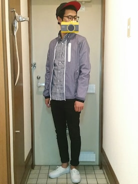 「fragment design（フラグメントデザイン）のアイテム（ジャケット/アウター）」を使った、ノディーさん（メンズ・174cm）の春コーディネート