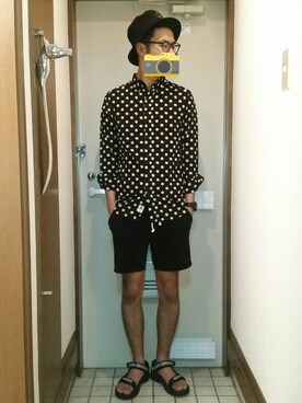 「7月WEAR夏のサンダル祭り」｜「アイテム（その他）」を使った、ノディーさん（メンズ・174cm）の夏コーディネート