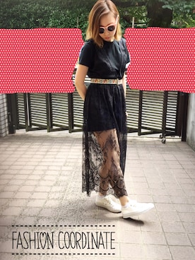 「L.H.P（エルエイチピー）のアイテム（ワンピース/ドレス）」を使った、Tomoxxxeさん（レディース・156cm）の夏コーディネート