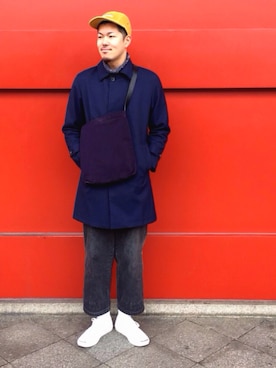 「CONVERSE（コンバース）のCONVERSE コンバース ジャック パーセル / JACK PURCEL（スニーカー）」を使った、ちゃん塚ちゃんさん（メンズ・189cm）の秋コーディネート