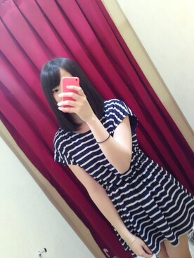 「アイテム（ワンピース/ドレス）」を使った、Airaさん（レディース・159cm・10代）の夏コーディネート
