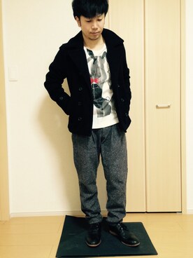 TOMさん（メンズ・160cm）の冬コーディネート