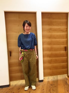 uchiyamaさん（レディース・159cm）の春コーディネート