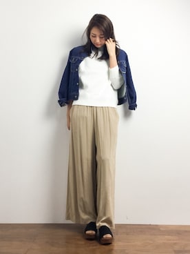 m.yさん（レディース・165cm）の春コーディネート