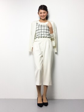 「アイテム（アンサンブル）」を使った、m.yさん（レディース・165cm）の春コーディネート