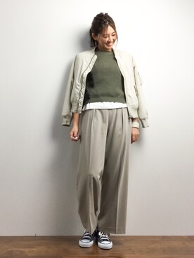 m.yさん(レディース・165cm)の春コーディネート