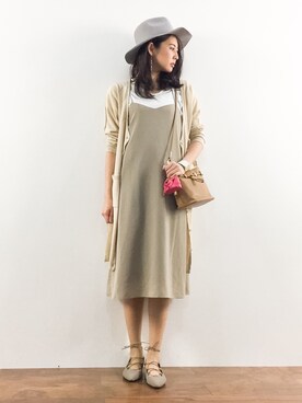 m.yさん（レディース・165cm）の春コーディネート