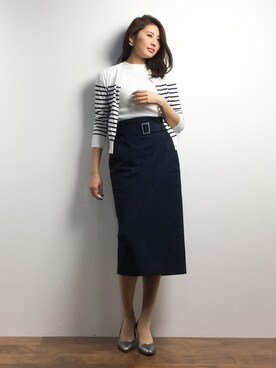 m.yさん（レディース・165cm）の春コーディネート