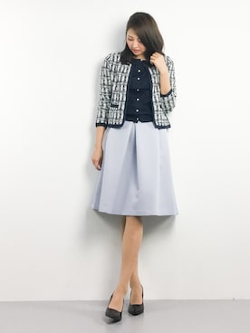 「Soareak（ソアリーク）のアイテム（スカート）」を使った、m.yさん（レディース・165cm）の春コーディネート