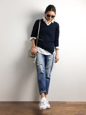 m.yさん（レディース・165cm）の春コーディネート