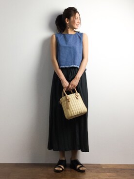 m.yさん（レディース・165cm）の春コーディネート