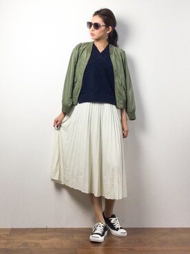 m.yさん（レディース・165cm）の春コーディネート