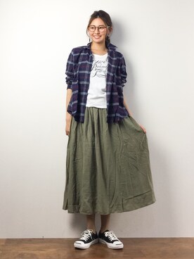 m.yさん（レディース・165cm）の春コーディネート