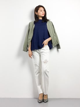 m.yさん(レディース・165cm)の春コーディネート