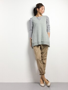 m.yさん（レディース・165cm）の春コーディネート