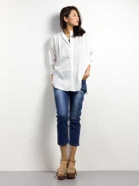 m.yさん（レディース・165cm）の春コーディネート