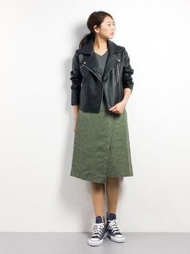 m.yさん（レディース・165cm）の春コーディネート