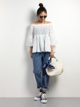 m.yさん（レディース・165cm）の春コーディネート