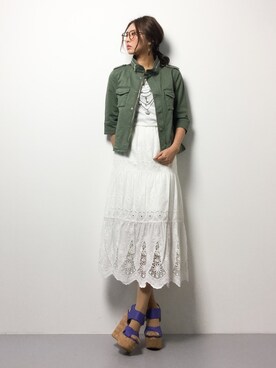 m.yさん（レディース・165cm）の春コーディネート