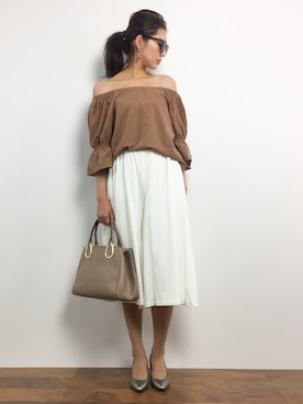 m.yさん（レディース・165cm）の春コーディネート