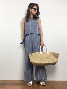 m.yさん（レディース・165cm）の夏コーディネート