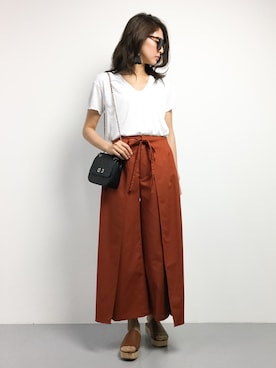 「THE IRON（アイロン）のアイテム」を使った、m.yさん（レディース・165cm）の夏コーディネート