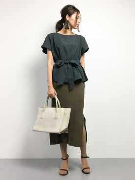 m.yさん（レディース・165cm）の夏コーディネート