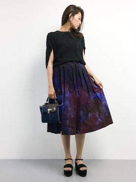 TIGRE BROCANTE/ティグルブロカンテ タイダイフィセルスカート (22)を