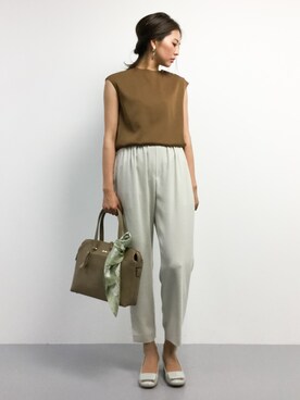 「URBAN RESEARCH（アーバンリサーチ）のアイテム（財布/小物）」を使った、m.yさん（レディース・165cm）の夏コーディネート