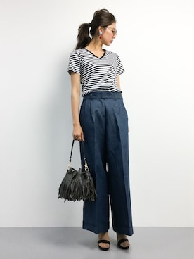 m.yさん（レディース・165cm）の夏コーディネート